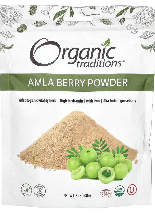 Organic Traditions Amla Berry Powder 7 oz (200 g) 