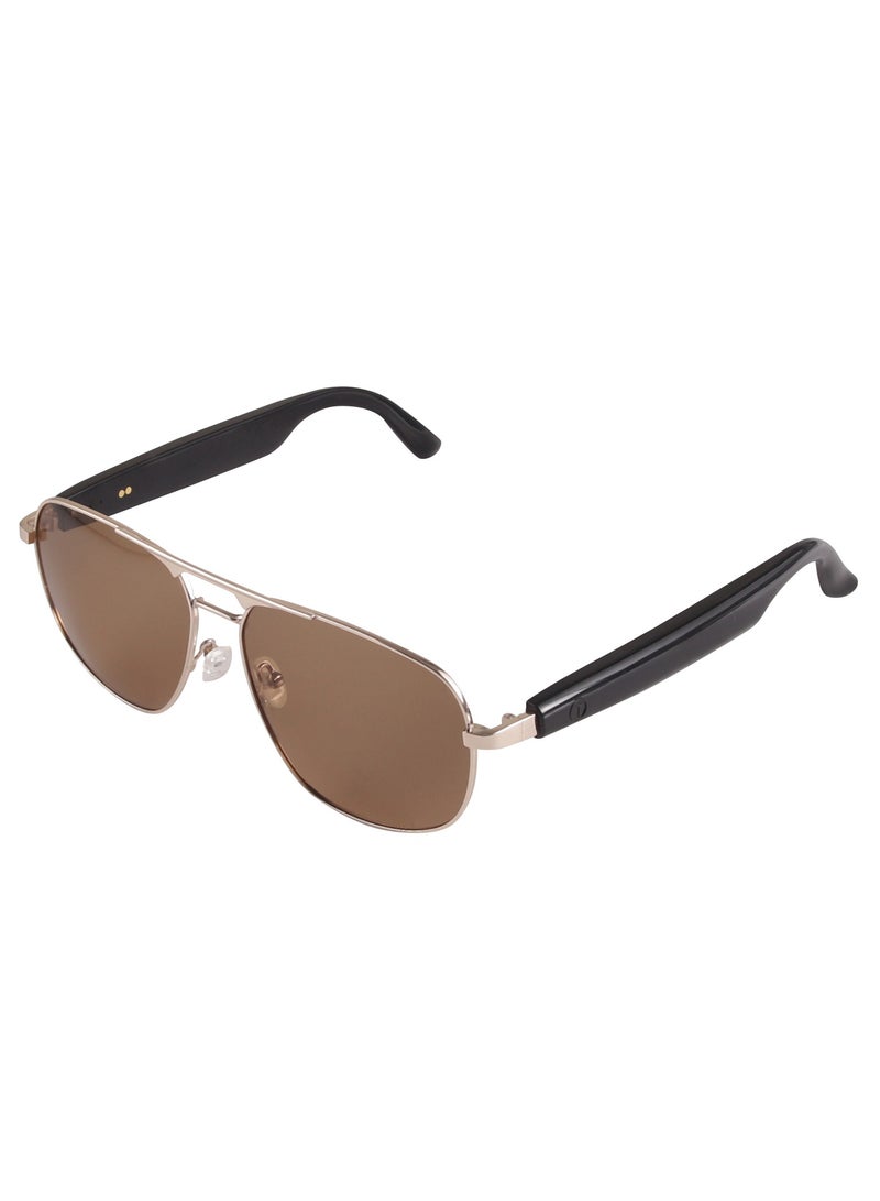 General Smart Bluetooth Sunglasses GS02 Al Translate Intelligent Audio UV Resistant Glasses Smart Chip UV400 Protection Glasses and Earphones Bluetooth 5.4 Intelligent Control Operation Bilateral Stereo Dual Magnetic Charging Outdoor Sports Talking on The Phone Listening to Music Remote Camera When Navigating Playing Games Right-Hand Assistant  - Image 1