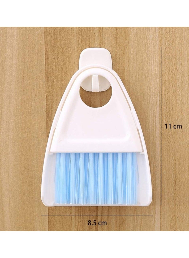 Mini Dustpan and Broom Set Mini Hanging Desk Cleaner Kit for Computer Pet Hair and Kitchen - Image 5