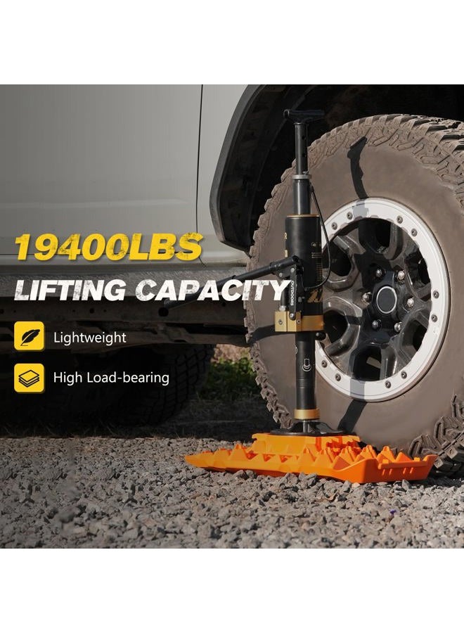 BUNKER INDUST رافعة هيدروليكية محمولة مع ليفت ميت، رافعة رفع 4x4 للطرق الوعرة لسيارات الدفع الرباعي ATV UTV، سعة رفع 19,400 رطل - Image 2