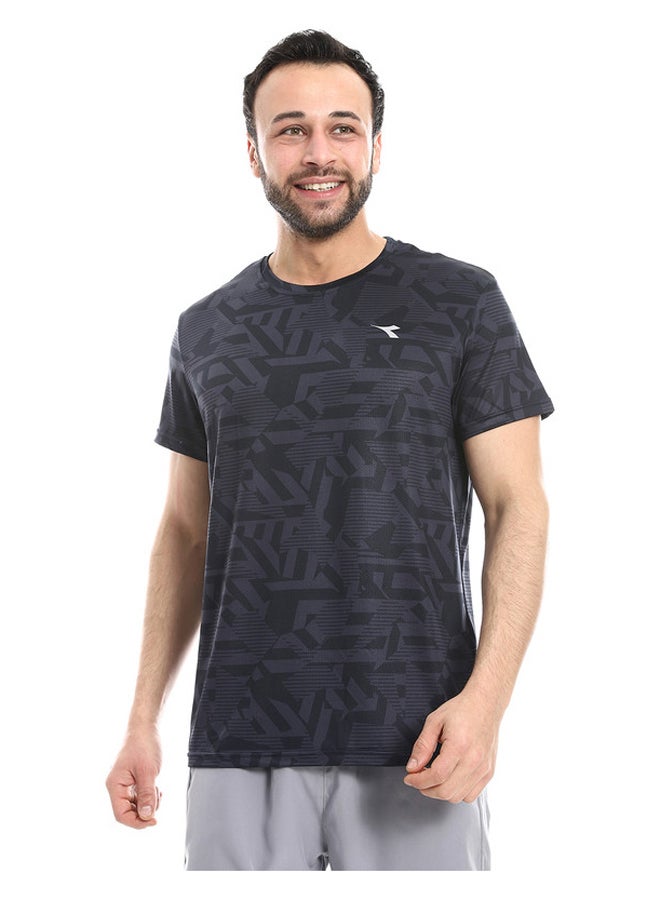 DIADORA Sports Printed T-Shirt - Image 1