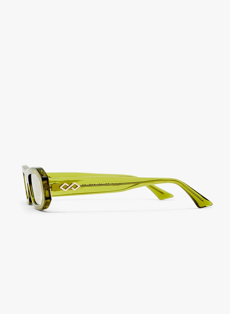 KAREN WAZEN Hazel Rectangle Sunglasses