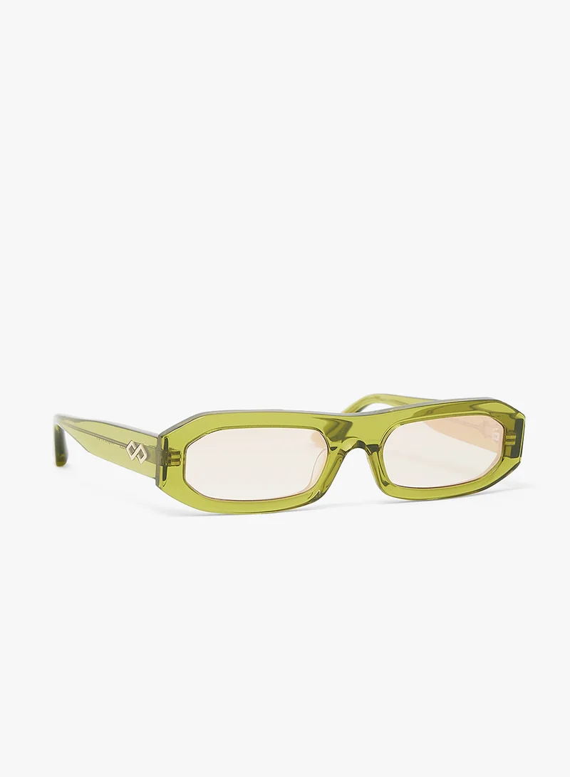 KAREN WAZEN Hazel Rectangle Sunglasses
