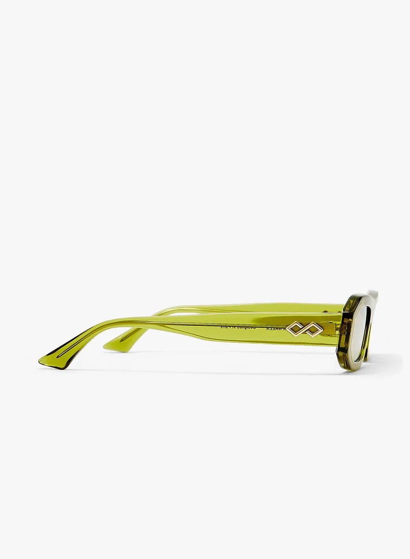 KAREN WAZEN Hazel Rectangle Sunglasses
