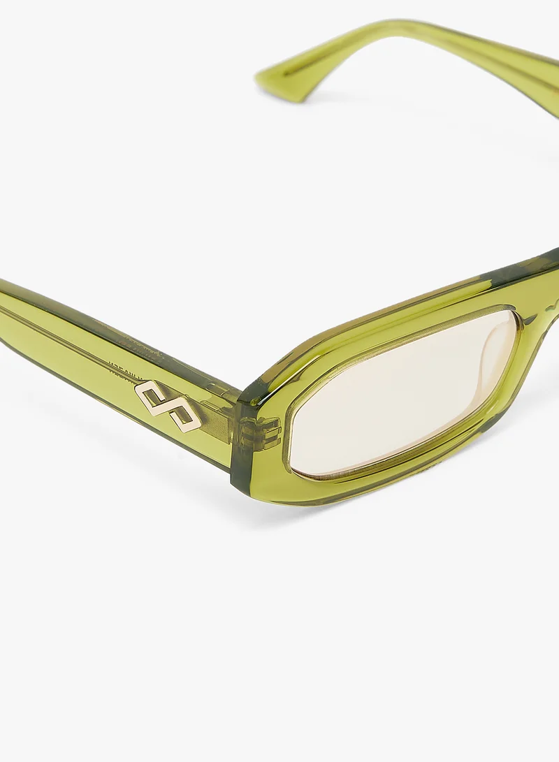 KAREN WAZEN Hazel Rectangle Sunglasses