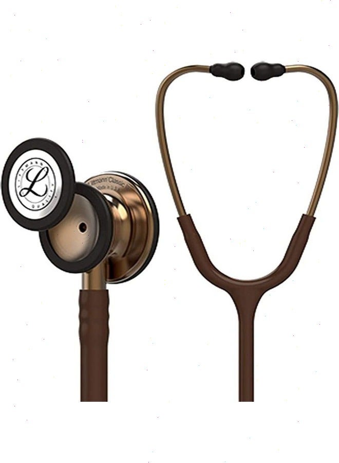 Classic III Stethoscope, Copper-Finish Chestpiece, Chocolate Tube