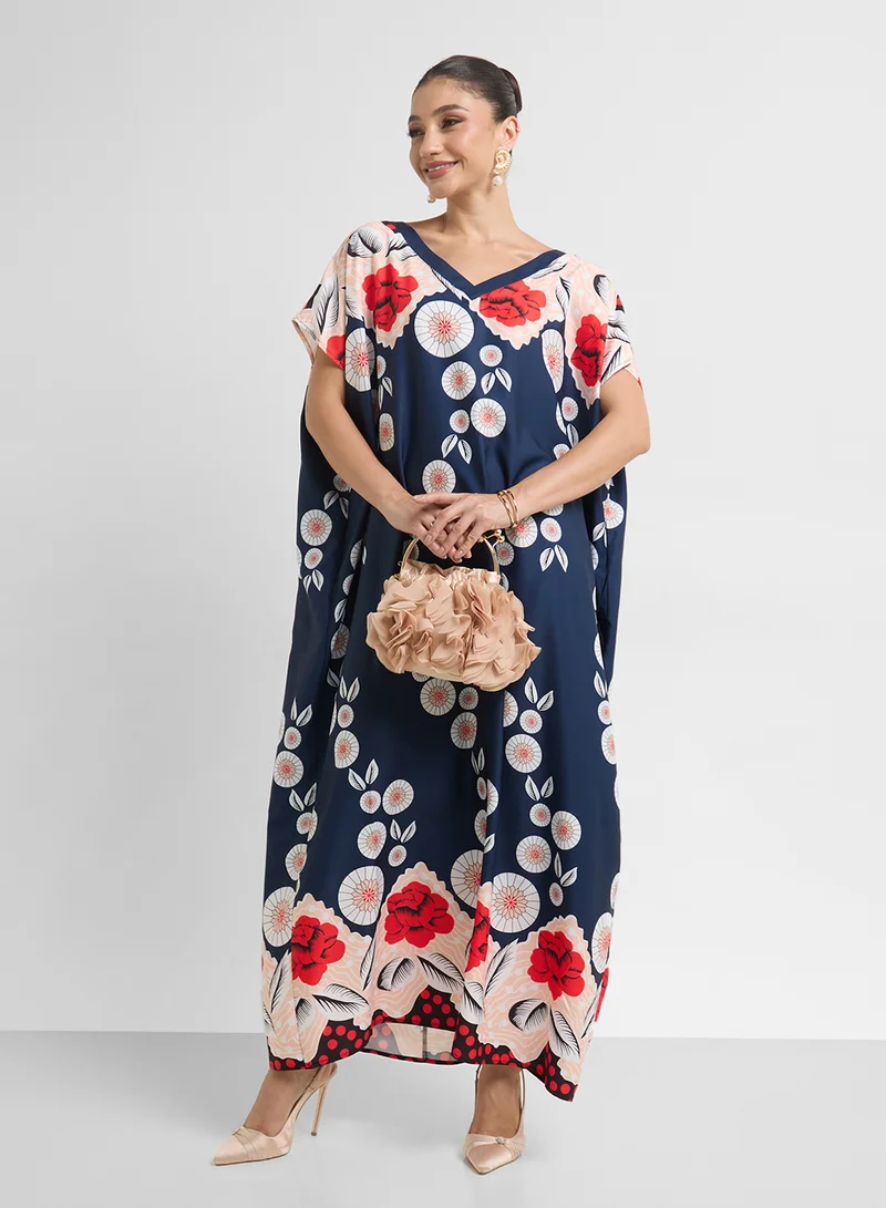 خزانة كفتان ليلي مطبوع