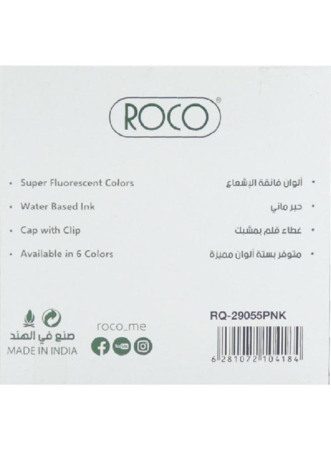 ROCO Highlighter Pink Pack of 10 - Image 3