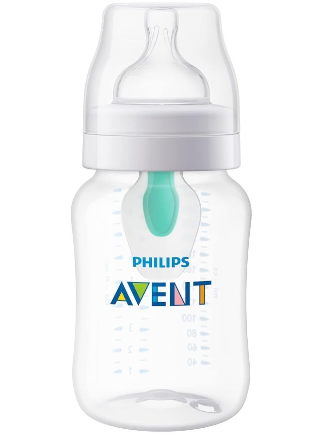 Avent Philips Avent Anti-Colic Baby Bottle with AirFree Vent, 9oz, SCY703/91, 1pk, Clear, SCY703/91 - Image 1