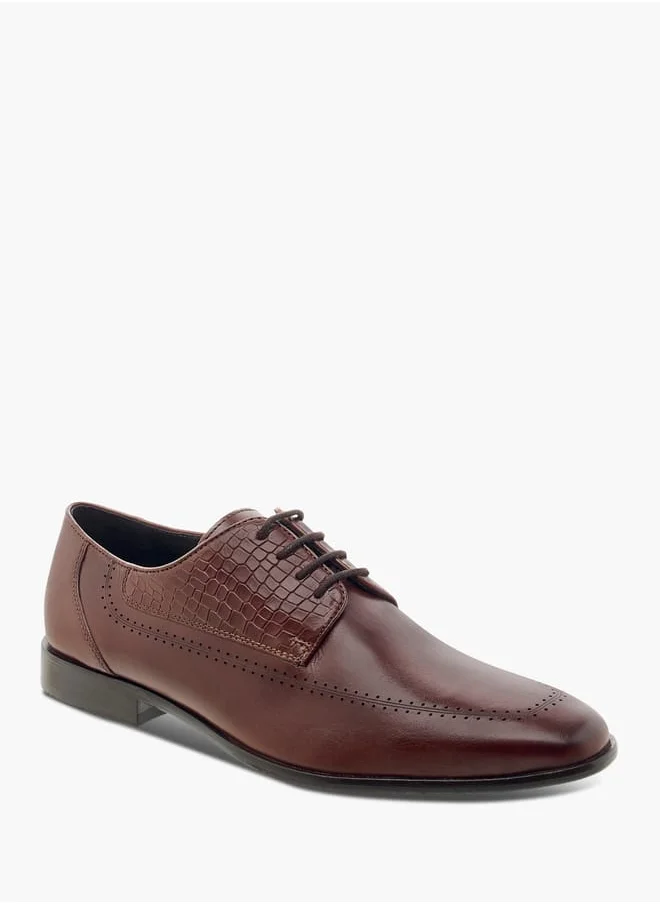 DUCHINI Men's Lace-Up Derby Shoes