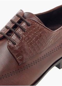 DUCHINI Men's Lace-Up Derby Shoes  - Image 4
