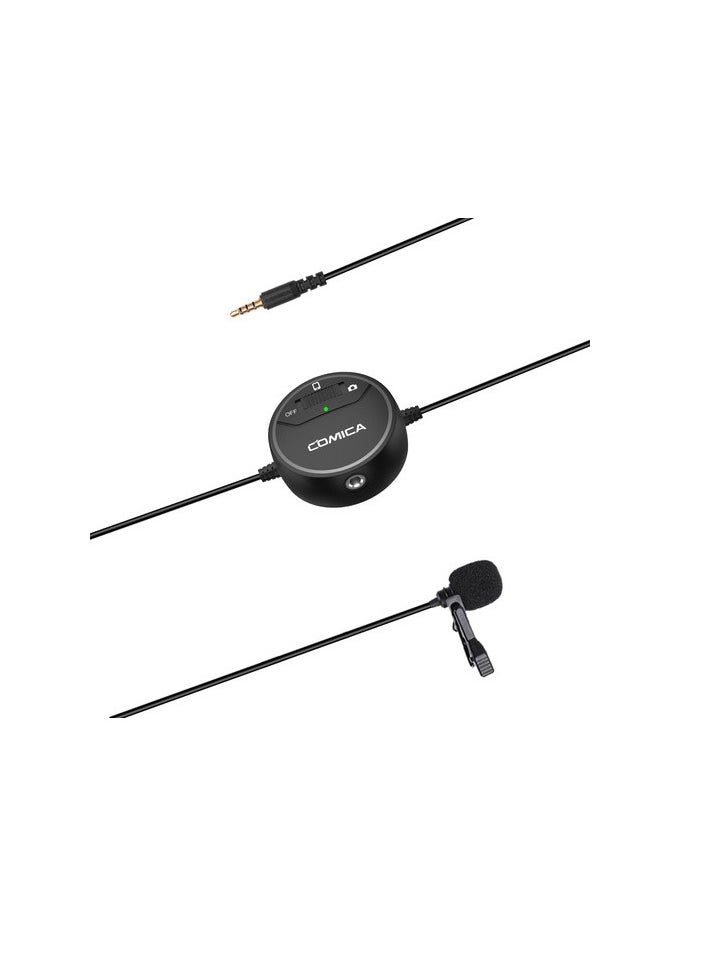 COMICA Comica Audio SIG.LAV V03 Omnidirectional Lavalier Microphone with Monitoring  - Image 2