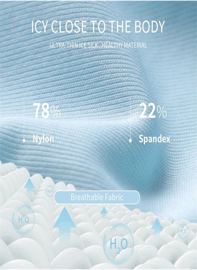 MIIOW - 3Pcs 120D Ice Silk Men Boxer Shorts Thin Icy  Graphene Antibacterial Men's Panties Seamless Male Underpants Underwear - Image 1