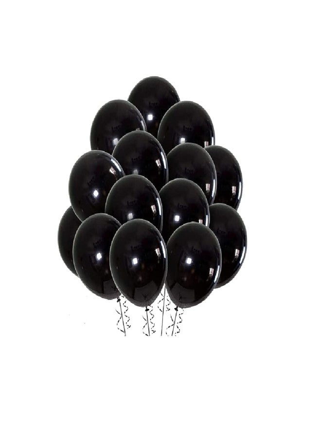 FI - FLICK IN 100 Pcs Latex Red & Black Metallic Balloons Set Marriage Decoration Combo Valentine Day Engagement Wedding Garland Photo Booth Backdrop Birthday Party Supplies (Pack of 100,Red & Black) - Image 5