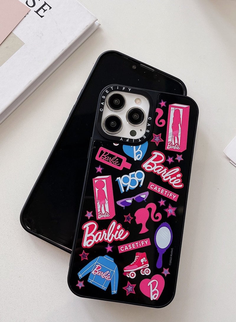Casetify Case for iPhone 13 Pro Max 6.7 inch Barbie Cover Black - Image 2