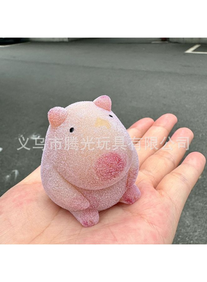 【3PCS，Only Three】Bead Squishy - Super Soft Slime Mud Squishy Toy - Plush brown capibala - Fluid Decompression Putty, Sensory Play Mud, Stress Relief Kneading Toy, Kids Handmade Craft, Funny Squeeze Fidget - Image 1