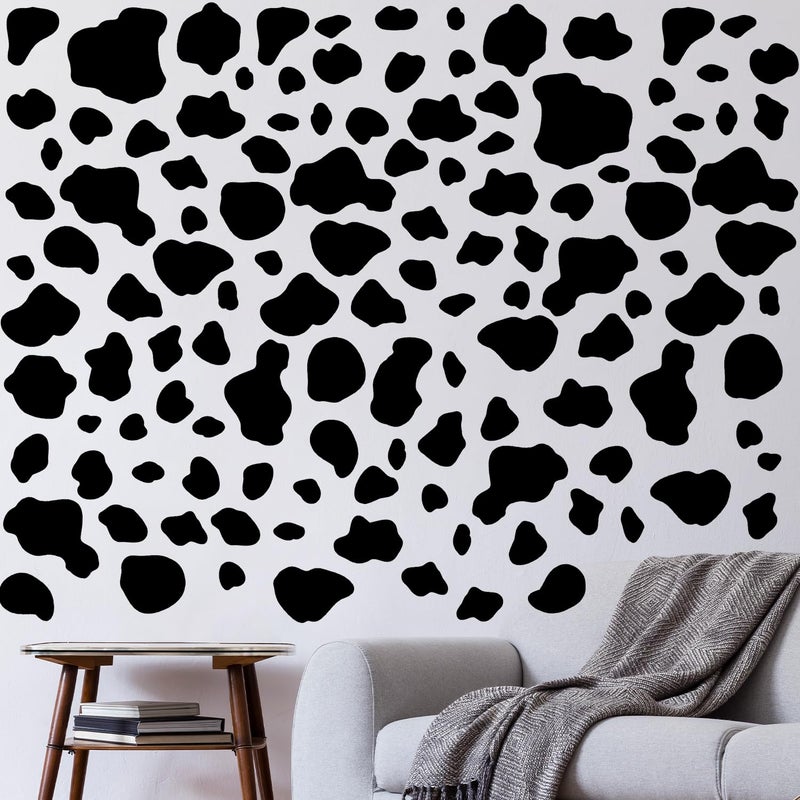 AOWDIAO 280 Pieces Cow Print Stickers Peel and Stick Vinyl Decals for Wall, Car, Laptop, Water Bottle & Home Decor - Image 5