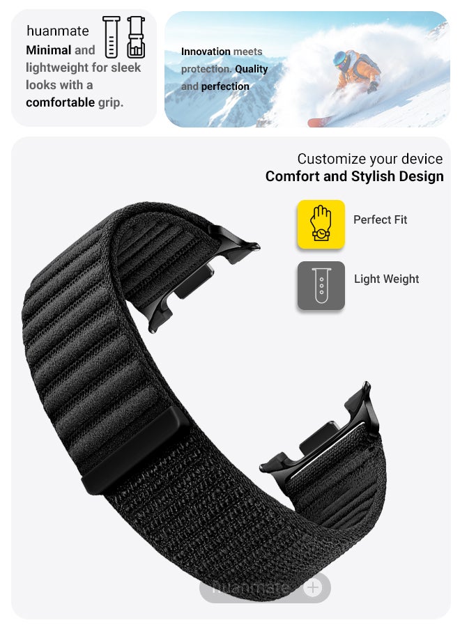 huanmate Samsung Galaxy Watch 8 44mm Premium Replacement Strap - High Quality, Lightweight, Stylish & Durable - Easy Installation - Replacement Strap for Samsung Galaxy Watch 8 44mm  - Image 3
