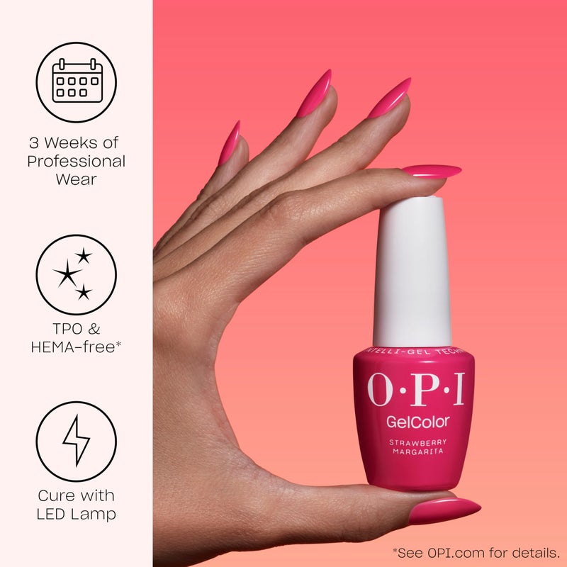 OPI GelColor We the Female | Opaque Dark Cool Burgundy Red CrÃ¨me LED Cure Gel Nail Polish | Salon-Quality Shine, Long-Lasting Wear | Vegan & HEMA Free | 0.5 Fl Oz - Image 3