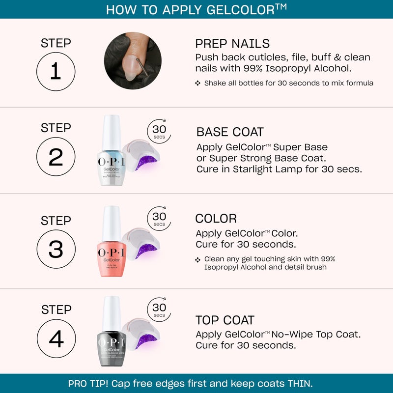 OPI GelColor We the Female | Opaque Dark Cool Burgundy Red CrÃ¨me LED Cure Gel Nail Polish | Salon-Quality Shine, Long-Lasting Wear | Vegan & HEMA Free | 0.5 Fl Oz - Image 5