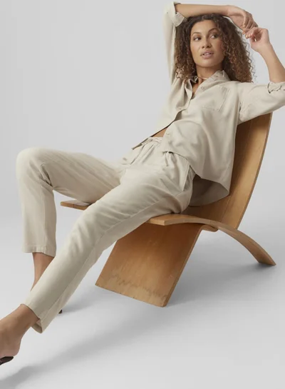 VERO MODA Vmjesmilo Mw Ankle Pants Wvn Noos