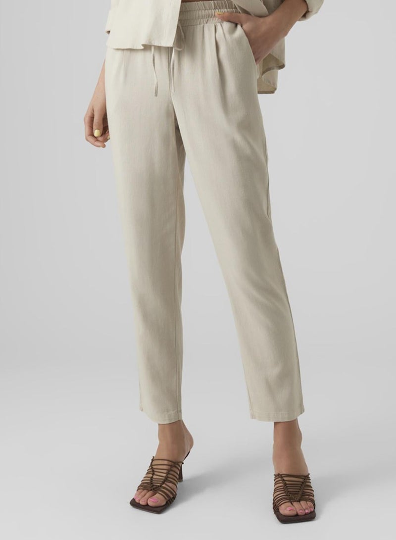 VERO MODA Mid Waist Trousers - Image 3