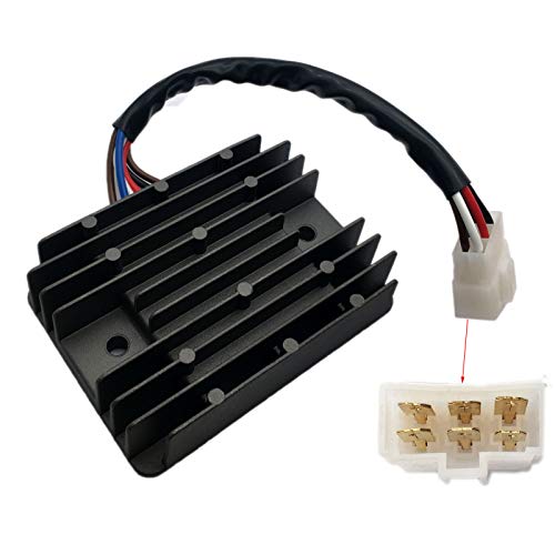 IBVIBV 20A Voltage Regulator Rectifier 31620-ZG5-033 Compatible with Honda GCV520, GCV530, GX240, GX270, GX340, GX390, GX610, GX620, GX640, GX670, GXV520, GXV530, GXV610,31620-ZG5-023, 31620-ZG5-013 - Image 2