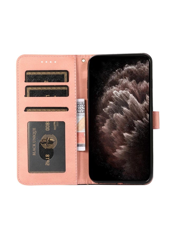 For Sony Xperia L1 Dual-color Stitching Leather Phone Case(Black Rose Gold)