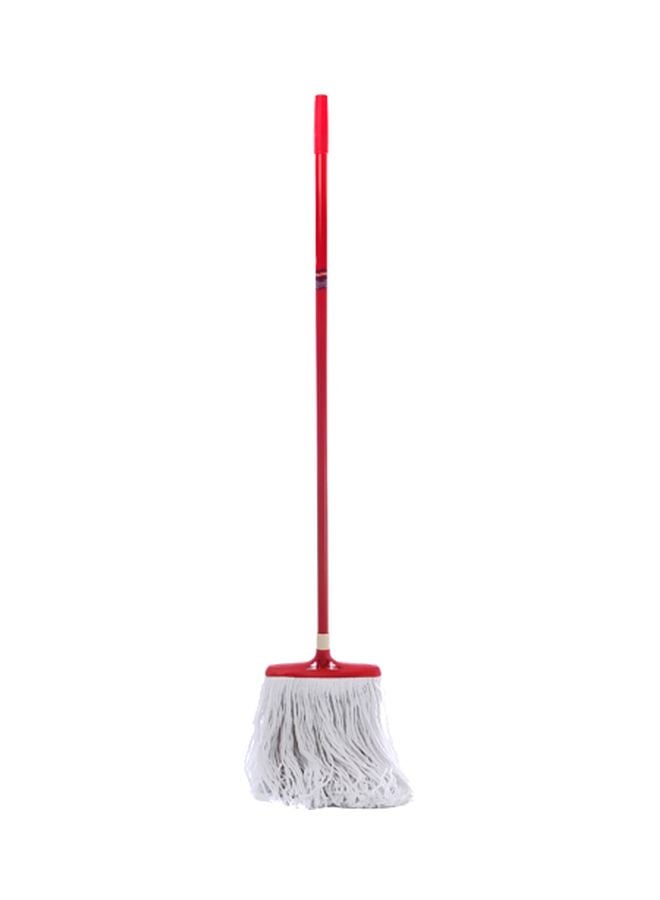 Royalford Hy-Sorb Cotton String Mop Multicolor Red Stick And White Cotton - Image 1