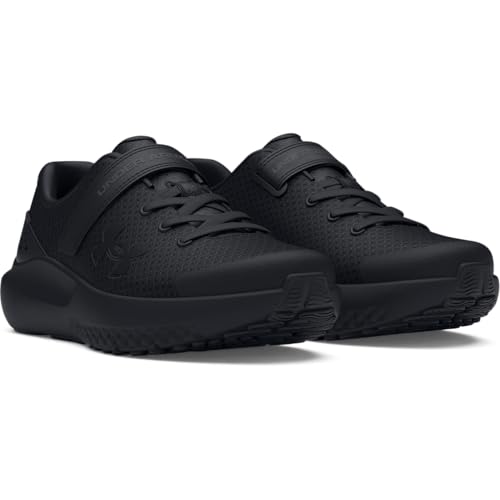 Under Armour Boys' Pre School Surge 4 Alternate Closure, (002) Black/Black/Black, 11, US - Image 4