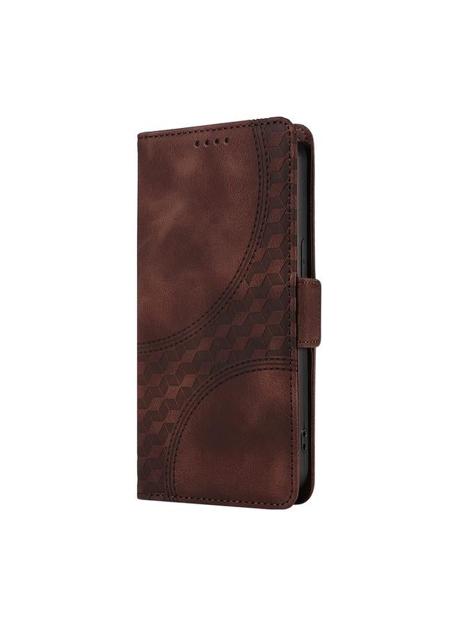 Green Tiger Case For Honor X9c / Magic7 Lite Embossed Rhombus Starry Leather Phone Case - Image 2