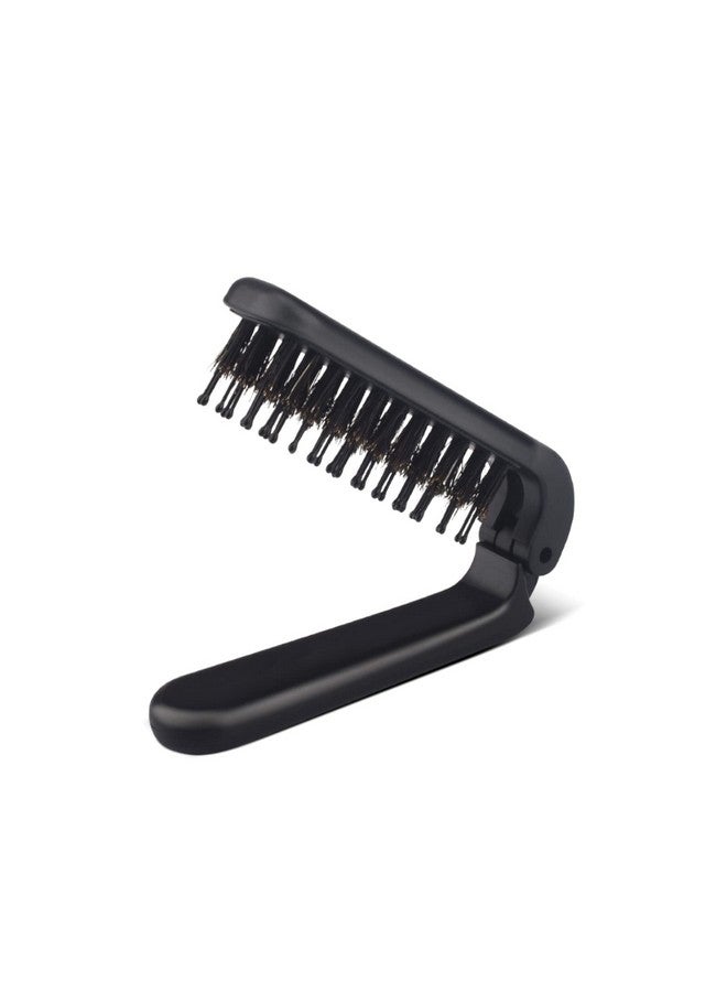 YAFIYGI Travel Folding Hair Brush Compact Size Comb For Purse Gym Trip Swimming Foldable Hairbrush For Women Girls Men Professional Detangler Brush - Image 1