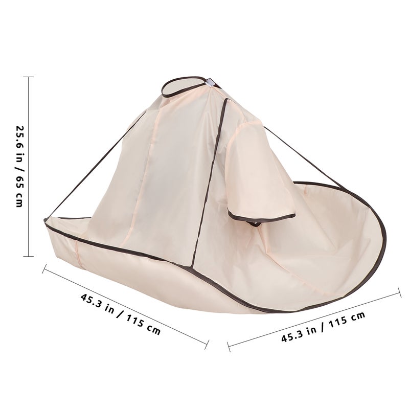 1PC Adult Foldable Hair Cutting Cloak Umbrella Cape Salon Waterproof Gown for Salon Barber Special Hair Styling Accessory - Image 2