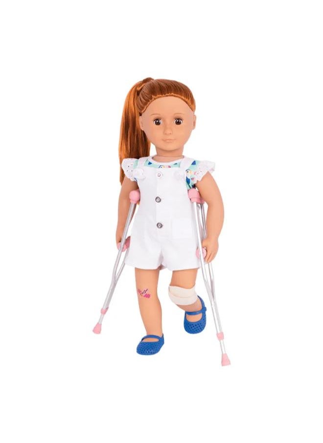 Our Generation DELUXE DOLL OUTFIT & CRUTCHES  - Image 2