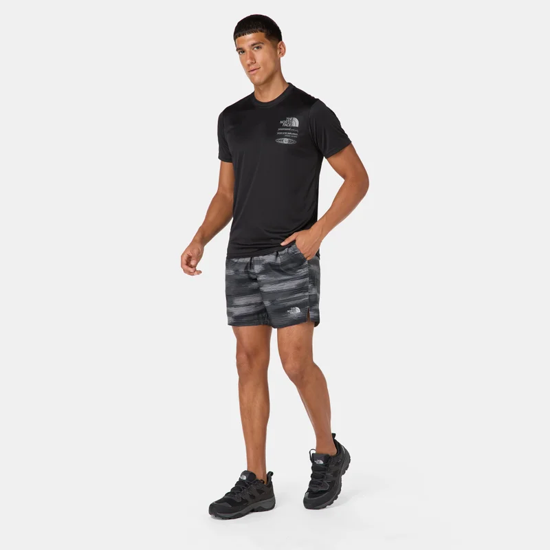 THE NORTH FACE Black Men's 24/7 Printed Shorts for Men | Best Price UAE