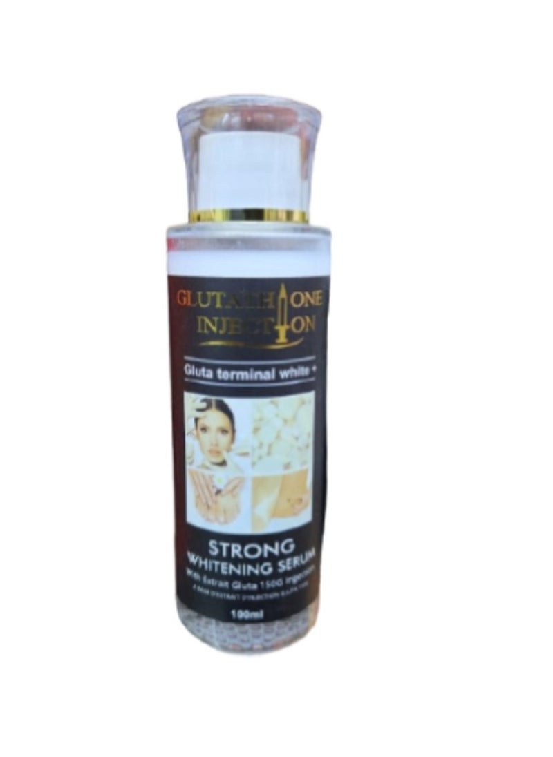 Gluta Glutathione Injection Gluta Terminal White + Strong Whitening Serum With Extra Gluta 100ml 
