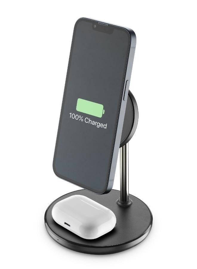 Cellularline Mag Duo Wireless Charger Magsafe - Image 1