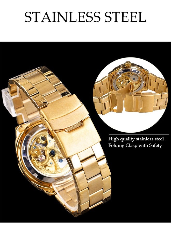 DUNISO Automatic Watch for Men，Luxury Automatic Machenical Watch,Stainless Steel Mechanical Wrist Watch,Daily Life Waterproof Design,Night Light Design，Suitable for Daily Business Meetings and Gatherings - Image 3