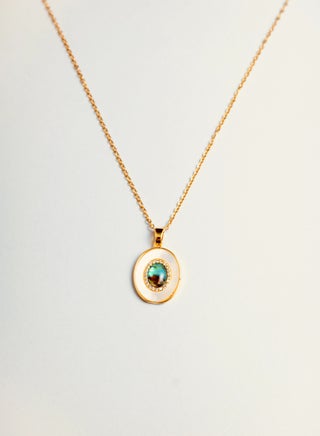 Gold and Pearl White