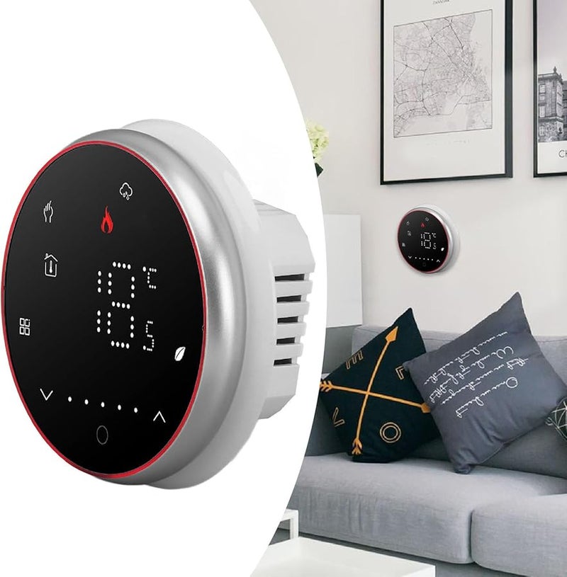 Black Digital Programmable Thermostat For Water Heating AC95 240V LED Display Easy Installation - Image 3