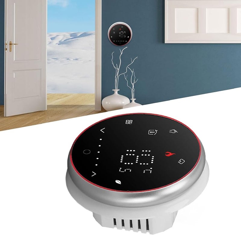 Black Digital Programmable Thermostat For Water Heating AC95 240V LED Display Easy Installation - Image 4