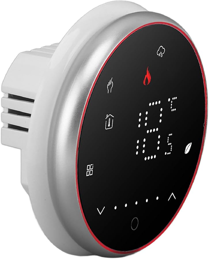 Black Digital Programmable Thermostat For Water Heating AC95 240V LED Display Easy Installation - Image 5