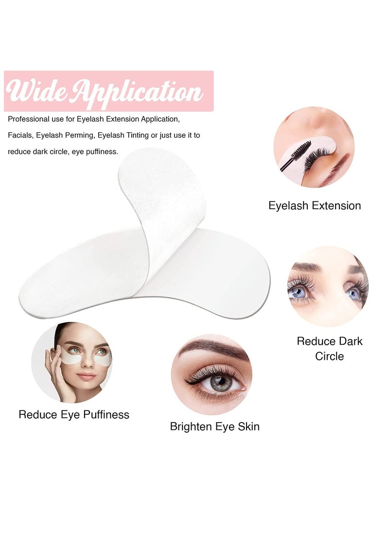 GreenLife 100 Pairs GreenLife Natural Hydrogel Eye Gel Pads - Collagen and Aloe Vera Patches for Under Eyes - Eyelash Extension Kit  - Image 5