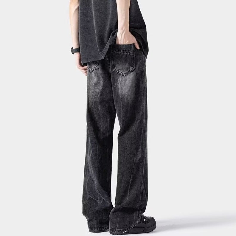 Unisex Classic Denim Jeans Loose Fit Daily Outdoor Wear - Image 4
