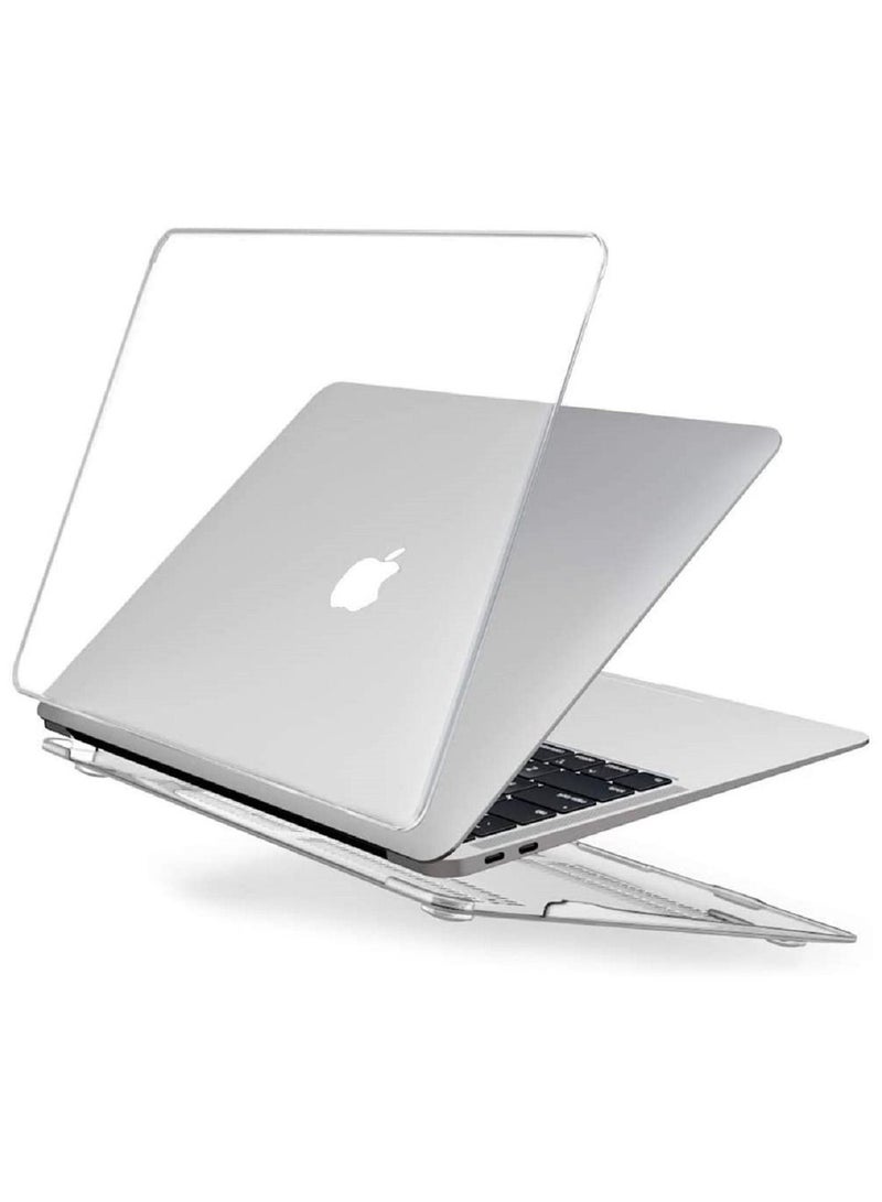 Compatible with MacBook New Air 13-Inch 2019 2018 Release A1932 Retina Display Touch ID Hard Shell Case and Keyboard Cover Crystal Clear - Image 3