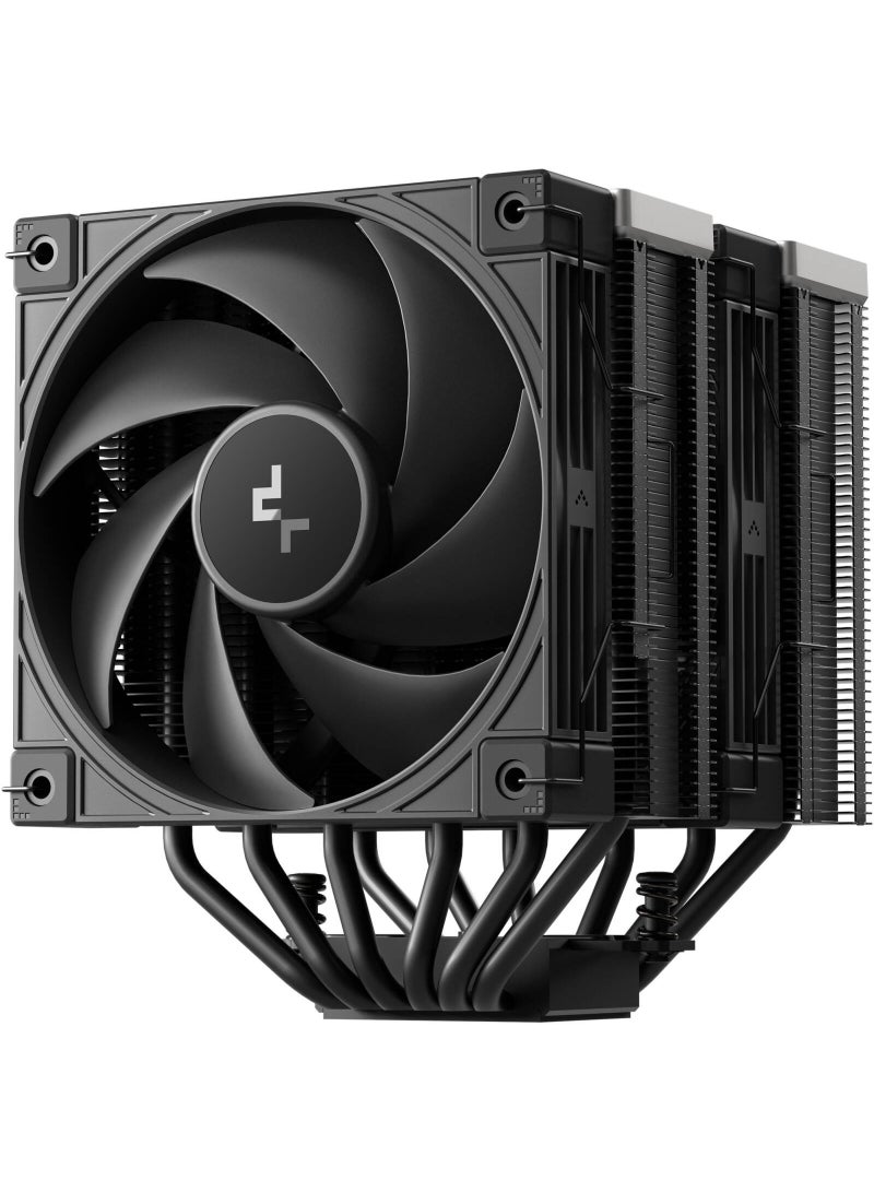 ديب كول مبرد المعالج AK620-G2 DIGITAL NYX عالي الأداء - برج مزدوج، 6 أنابيب حرارية، شاشة عرض رقمية + تحكم ذكي بالمراوح، مراوح PWM مقاس 120 مم، يدعم معالجات Intel و AMD، أسود | R-AK620G2-BKNNMN-GJD-1 - Image 2