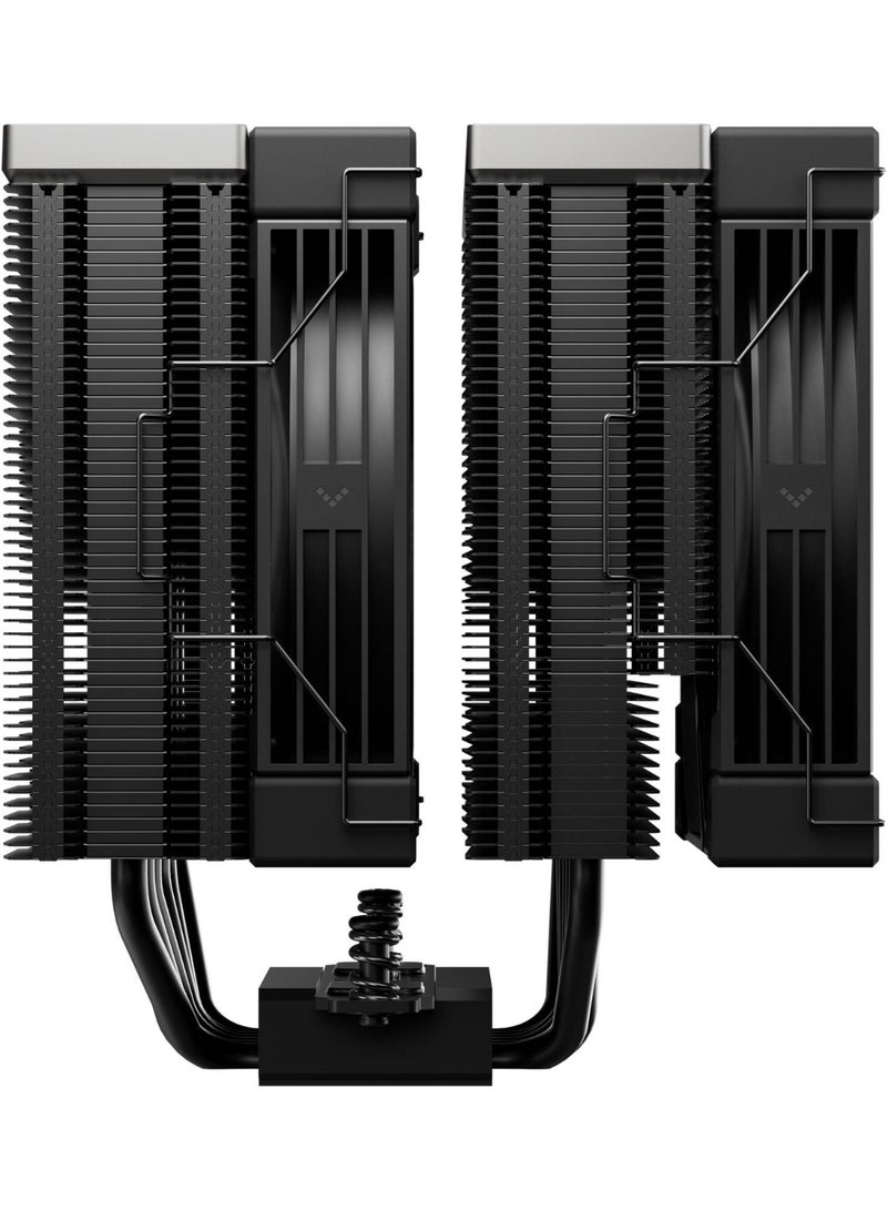 ديب كول مبرد المعالج AK620-G2 DIGITAL NYX عالي الأداء - برج مزدوج، 6 أنابيب حرارية، شاشة عرض رقمية + تحكم ذكي بالمراوح، مراوح PWM مقاس 120 مم، يدعم معالجات Intel و AMD، أسود | R-AK620G2-BKNNMN-GJD-1 - Image 4