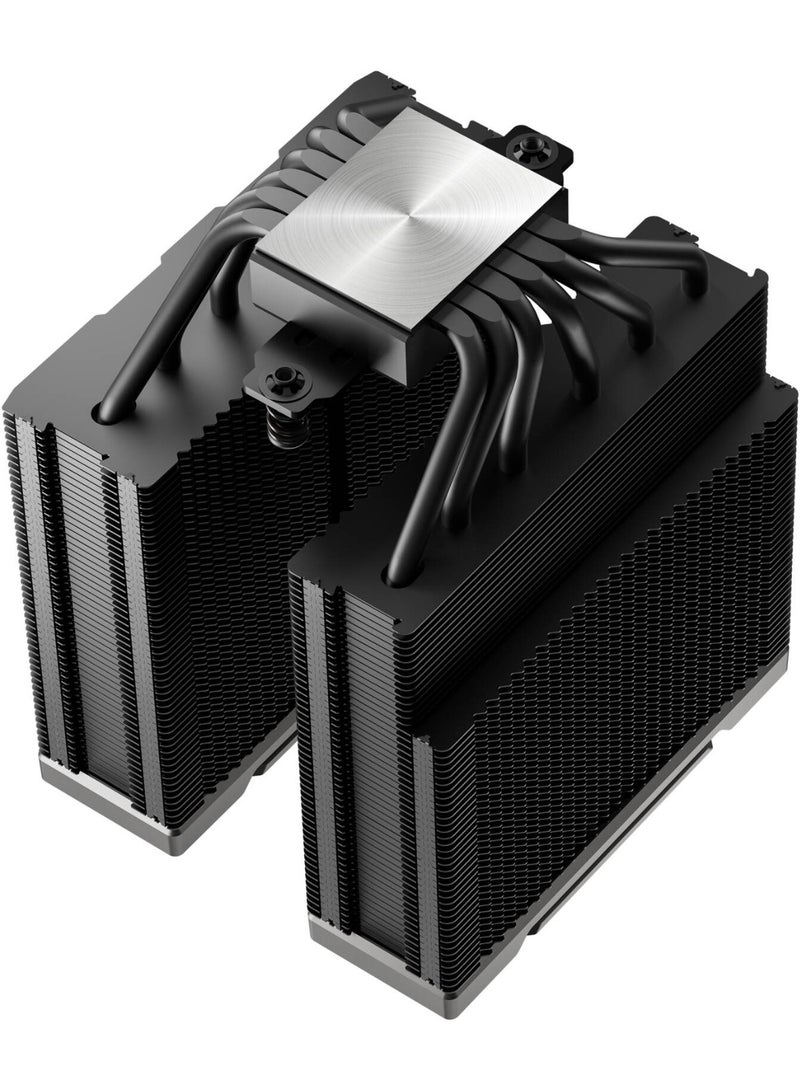 ديب كول مبرد المعالج AK620-G2 DIGITAL NYX عالي الأداء - برج مزدوج، 6 أنابيب حرارية، شاشة عرض رقمية + تحكم ذكي بالمراوح، مراوح PWM مقاس 120 مم، يدعم معالجات Intel و AMD، أسود | R-AK620G2-BKNNMN-GJD-1 - Image 5