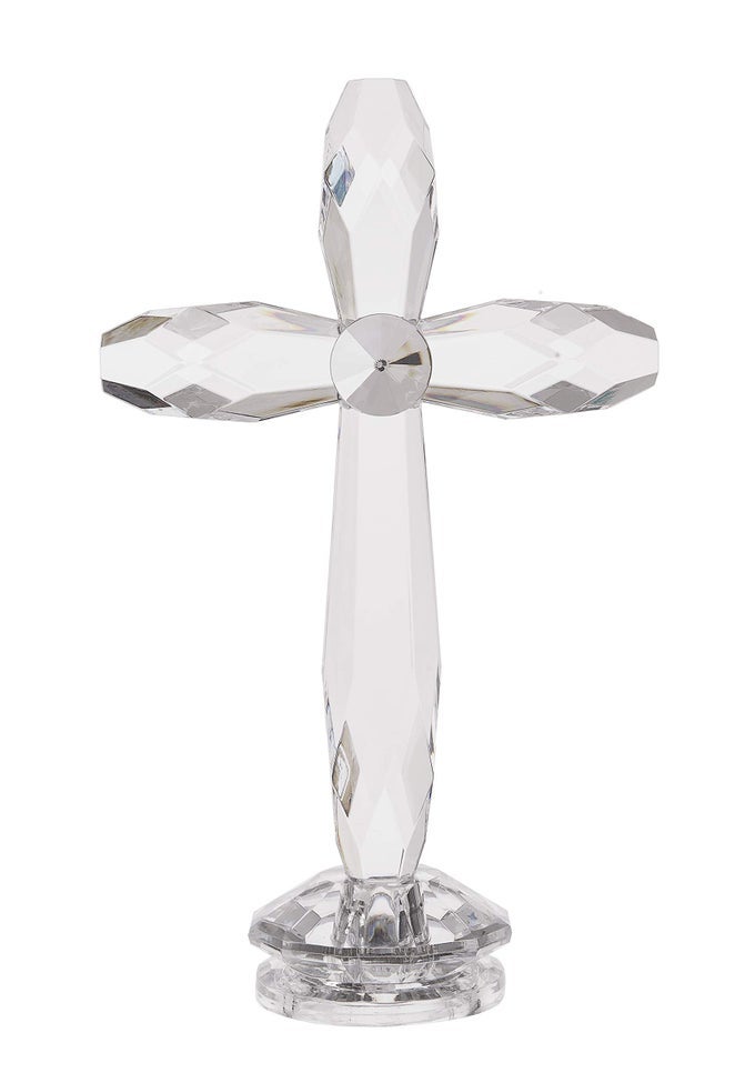 CRYSTAL EXPRESSIONS CROSS FIGURINE