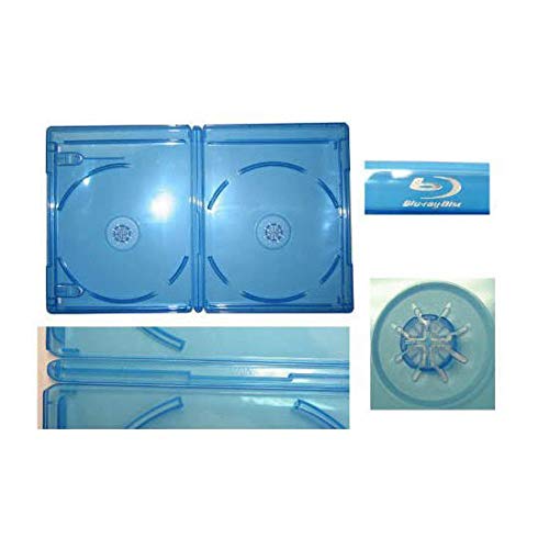 Viva Elite New 2 Pk Viva Elite Blu-Ray Double Case Box 12.5 mm Standard Size Hold 2 Discs (Pack of 2 Pcs) - Image 2